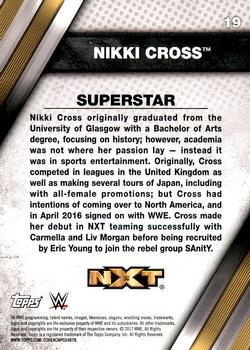 2017 Topps WWE NXT #19 Nikki Cross Back