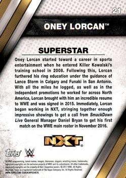 2017 Topps WWE NXT #21 Oney Lorcan Back