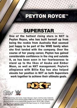 2017 Topps WWE NXT #23 Peyton Royce Back