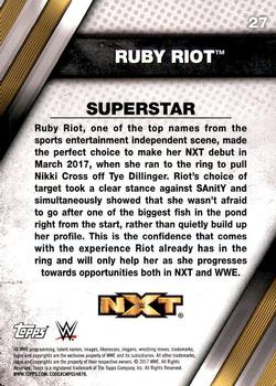 2017 Topps WWE NXT #27 Ruby Riot Back