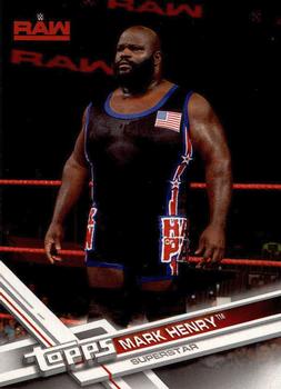 2017 Topps WWE Then Now Forever  #127 Mark Henry Front