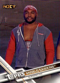 2017 Topps WWE Then Now Forever  #167 Angelo Dawkins Front