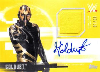 2017 Topps WWE Undisputed - Autograph Relics Gold #UAR-GO Goldust Front