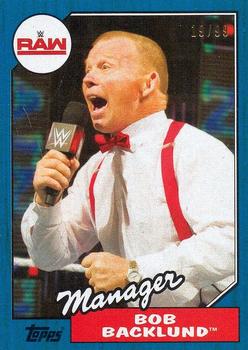 2017 Topps WWE Heritage - Blue #15 Bob Backlund Front