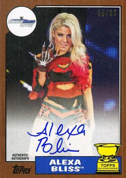 2017 Topps WWE Heritage - Autographs Bronze #NNO Alexa Bliss Front