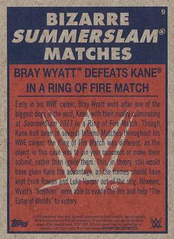 2017 Topps WWE Heritage - Bizarre SummerSlam Matches #9 Bray Wyatt Back