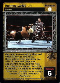 2001 Comic Images WWF Raw Deal Backlash #11 Running Lariat Front