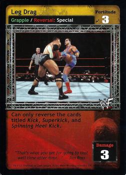 2001 Comic Images WWF Raw Deal Backlash #17 Leg Drag Front