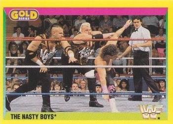 1992 Merlin WWF Gold Series Part 2 #34 The Nasty Boys Front