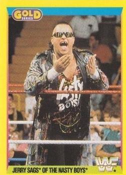 1992 Merlin WWF Gold Series Part 2 #68 Jerry Sags of The Nasty Boys Front