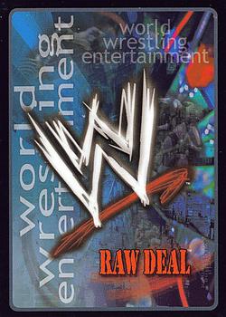 2003 Comic Images WWE Raw Deal Survivor Series 2 #75/383 Knee to the Gut Back