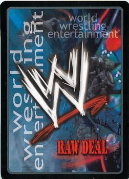 2003 Comic Images WWE Raw Deal Survivor Series 2 #117/383 The People's Eyebrow Back