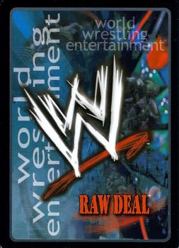 2003 Comic Images WWE Raw Deal Survivor Series 2 #25/383 Iron Will Back