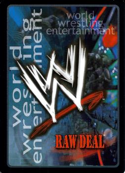 2003 Comic Images WWE Raw Deal Insurrextion #2 Flying Takedown Back
