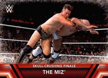 2017 Topps WWE Then Now Forever  - Finishers and Signature Moves #F-29 The Miz Front