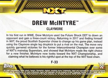 2017 Topps WWE Then Now Forever  - Finishers and Signature Moves #F-33 Drew McIntyre Back