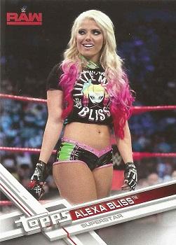 2017 Topps WWE Then Now Forever  - Roster Updates #R-21 Alexa Bliss Front