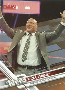 2017 Topps WWE Then Now Forever  - Bronze #126 Kurt Angle Front