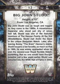 2017 Topps Legends of WWE - Bronze #12 Big John Studd Back