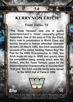 2017 Topps Legends of WWE - Bronze #54 Kerry Von Erich Back