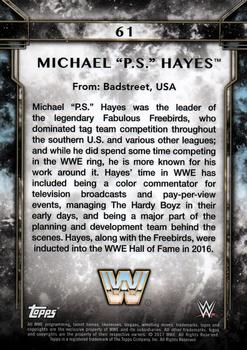2017 Topps Legends of WWE - Bronze #61 Michael P.S. Hayes Back