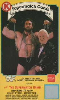1987 Circle K WWF Supermatch #2 Hercules & Bobby 