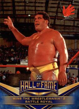2018 Topps WWE Road To Wrestlemania - WWE Hall of Fame Tribute (Part 1) #3 Andre the Giant - Wins the WrestleMania 2 Battle Royal Front