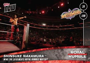 2018 Topps Now WWE #2 Shinsuke Nakamura Front