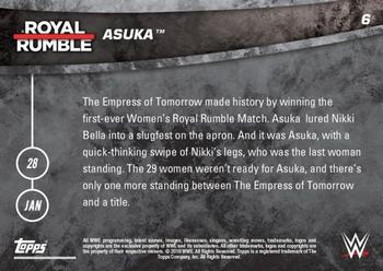 2018 Topps Now WWE #6 Asuka Back