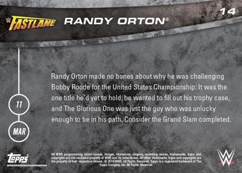 2018 Topps Now WWE #14 Randy Orton Back