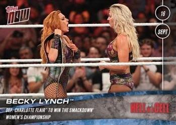 2018 Topps Now WWE #51 Becky Lynch Front