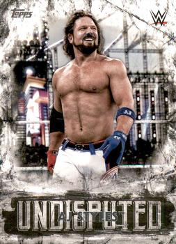 2018 Topps WWE Undisputed #1 AJ Styles Front