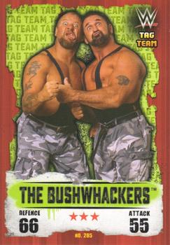 2016 Topps Slam Attax WWE: Takeover #285 The Bushwhackers Front