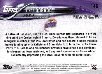 2018 Topps WWE Then Now Forever #146 Lince Dorado Back