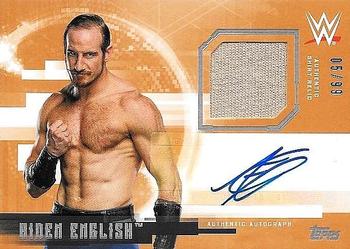 2017 Topps WWE Undisputed - Autograph Relics Bronze #UAR-AE Aiden English Front