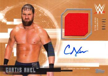 2017 Topps WWE Undisputed - Autograph Relics Bronze #UAR-CA Curtis Axel Front