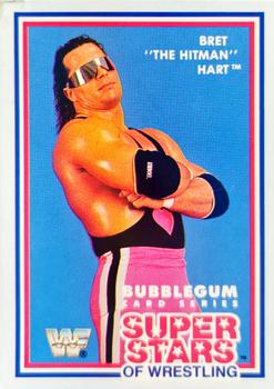 1989 Market Scene WWF Superstars of Wrestling Series 1 #1 Bret 