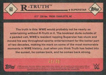 2018 Topps WWE Heritage - Blue #60 R-Truth Back
