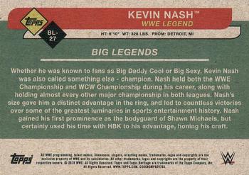 2018 Topps WWE Heritage - Big Legends #BL-27 Kevin Nash Back