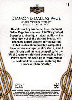 2018 Topps Legends of WWE - Bronze #13 Diamond Dallas Page Back