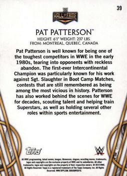 2018 Topps Legends of WWE - Bronze #39 Pat Patterson Back