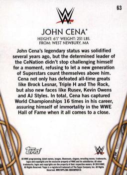 2018 Topps Legends of WWE - Bronze #63 John Cena Back
