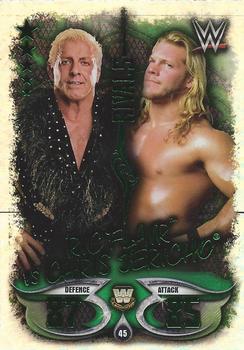 2018 Topps Slam Attax WWE Live #45 Ric Flair / Chris Jericho Front