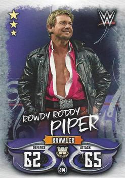 2018 Topps Slam Attax WWE Live #314 Rowdy Roddy Piper Front