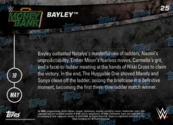 2019 Topps Now WWE #25 Bayley Back
