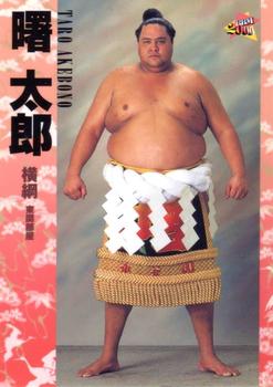 2000 BBM Sumo Kesho Mawashi #4 Akebono Taro Front