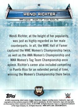 2019 Topps WWE Women's Division #60 Wendi Richter Back