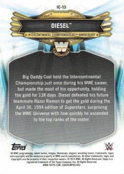 2019 Topps WWE RAW - Intercontinental Championship 40th Anniversary (Part 2) #IC-13 Diesel Back