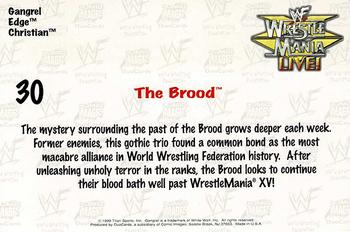 1999 Comic Images WWF Wrestlemania Live Photocards #30 The Brood Back