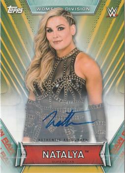 2019 Topps WWE Women's Division - Autographs Gold #A-NT Natalya Front